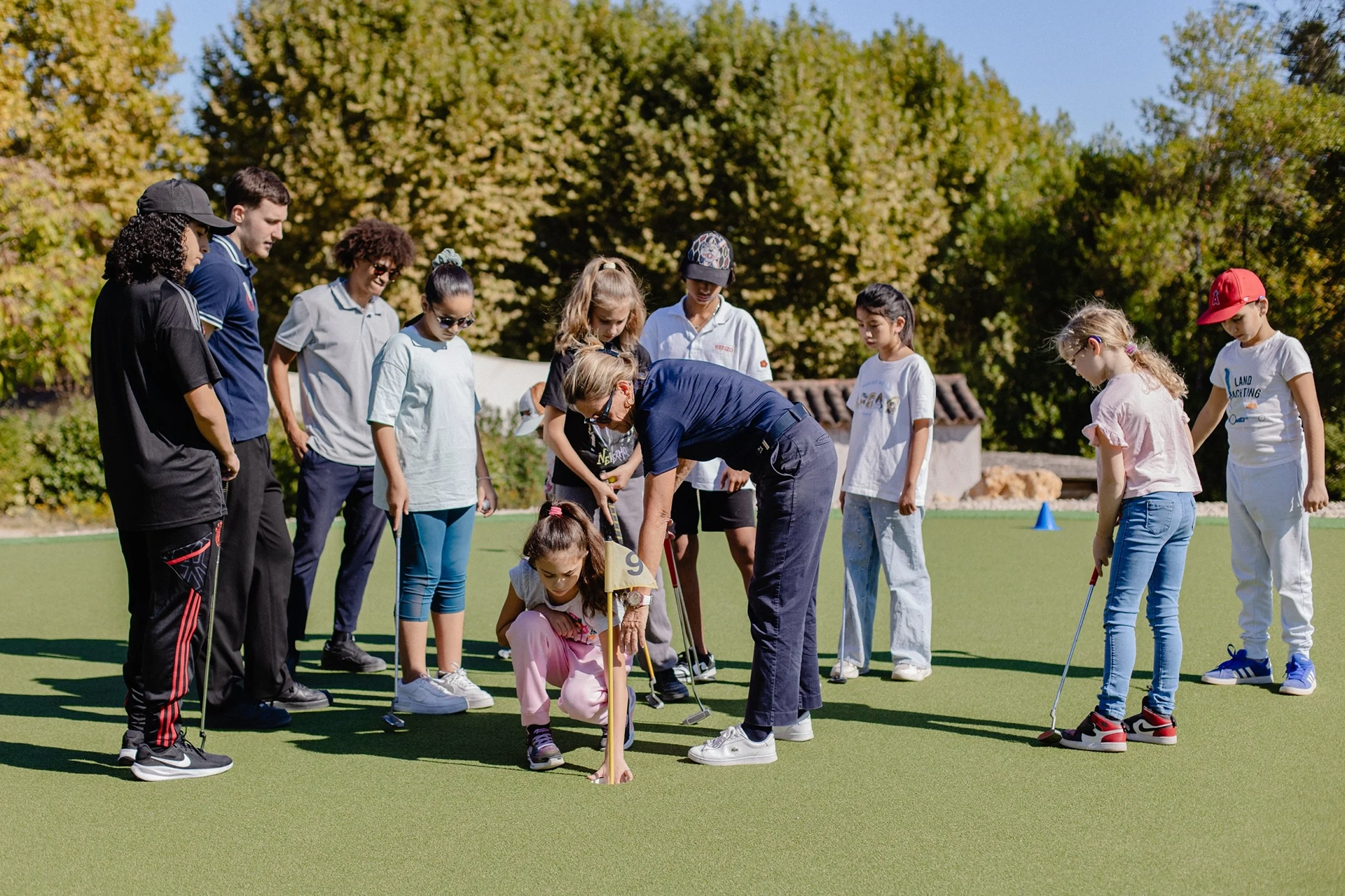 Mission santé découverte du golf pour les enfants malentendants